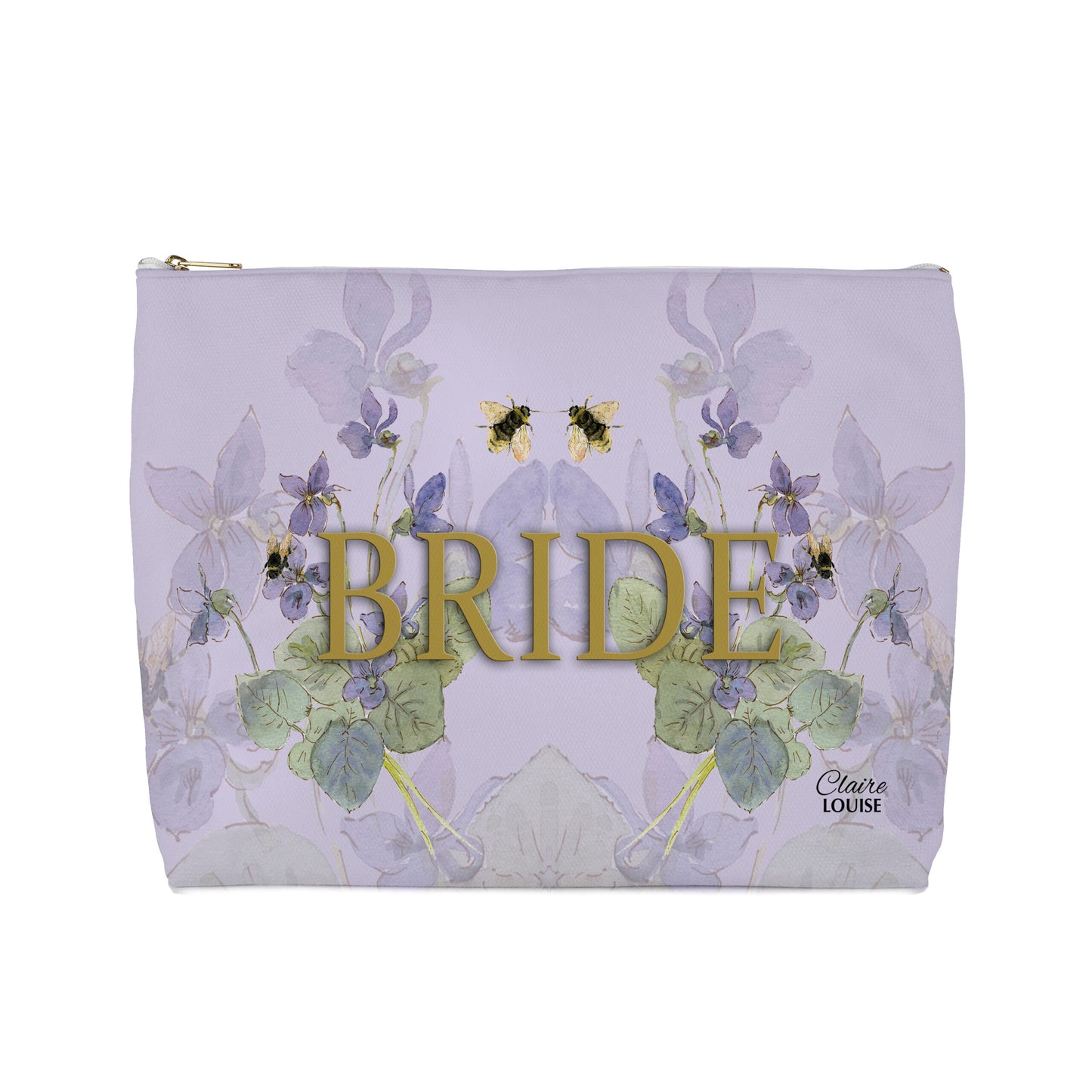 Bridal Morning Glories Cosmetic Bag