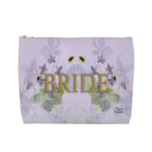 Bridal Morning Glories Cosmetic Bag