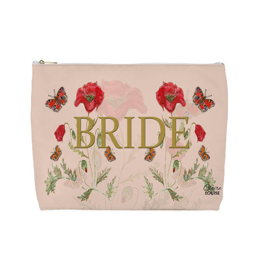 Bridal Poppies Cosmetic Bag
