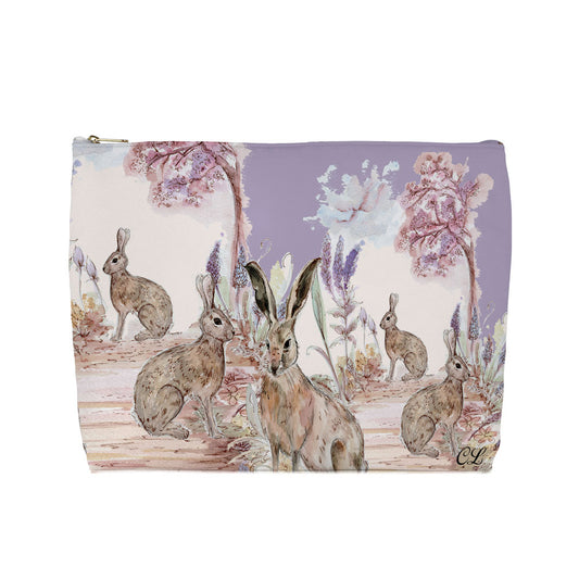 Woodland Hare Cosmetic Bag