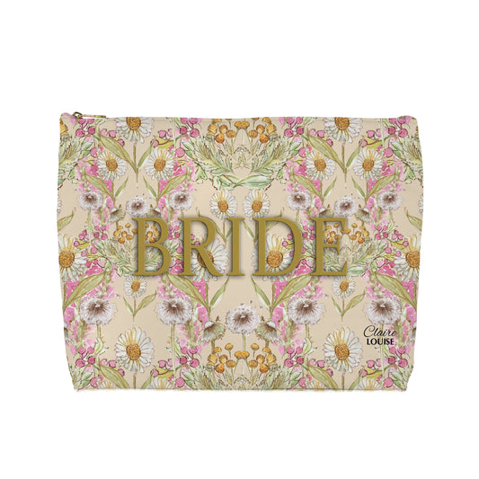 Bridal Garden Bloom Cosmetic Bag