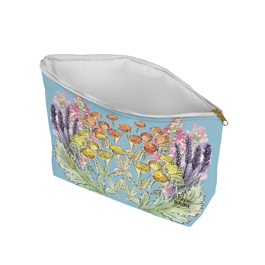 Prairie Powder Blue Cosmetic Bag