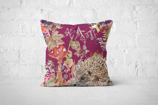 Whimsical Hedgehog Cushion