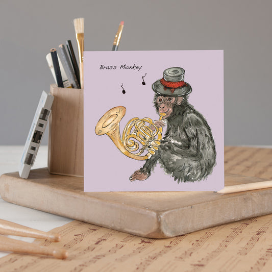 French Horn Greeting Card - Pack of 6