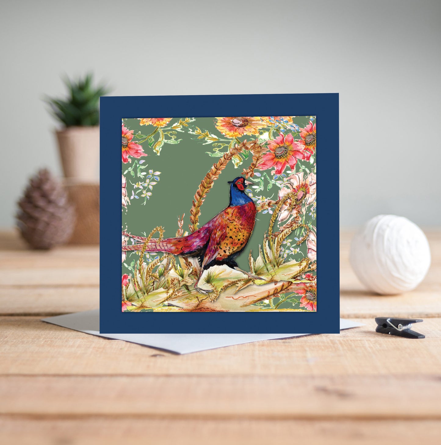 Whimsical Pheasant Greeting Card - Pack of 6