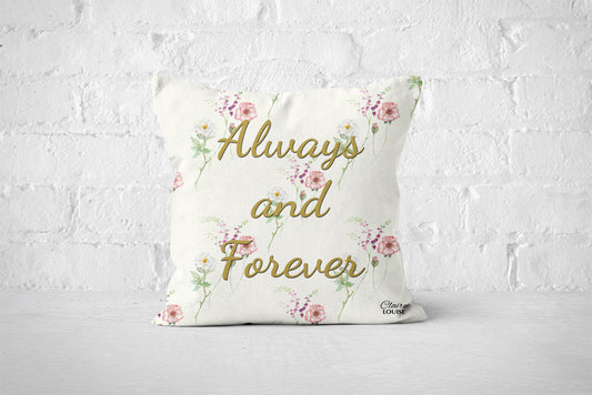 A Spray Of Flowers Bridal Wedding Cushion