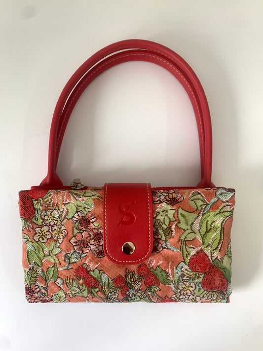 Wild Strawberry Foldable Bag