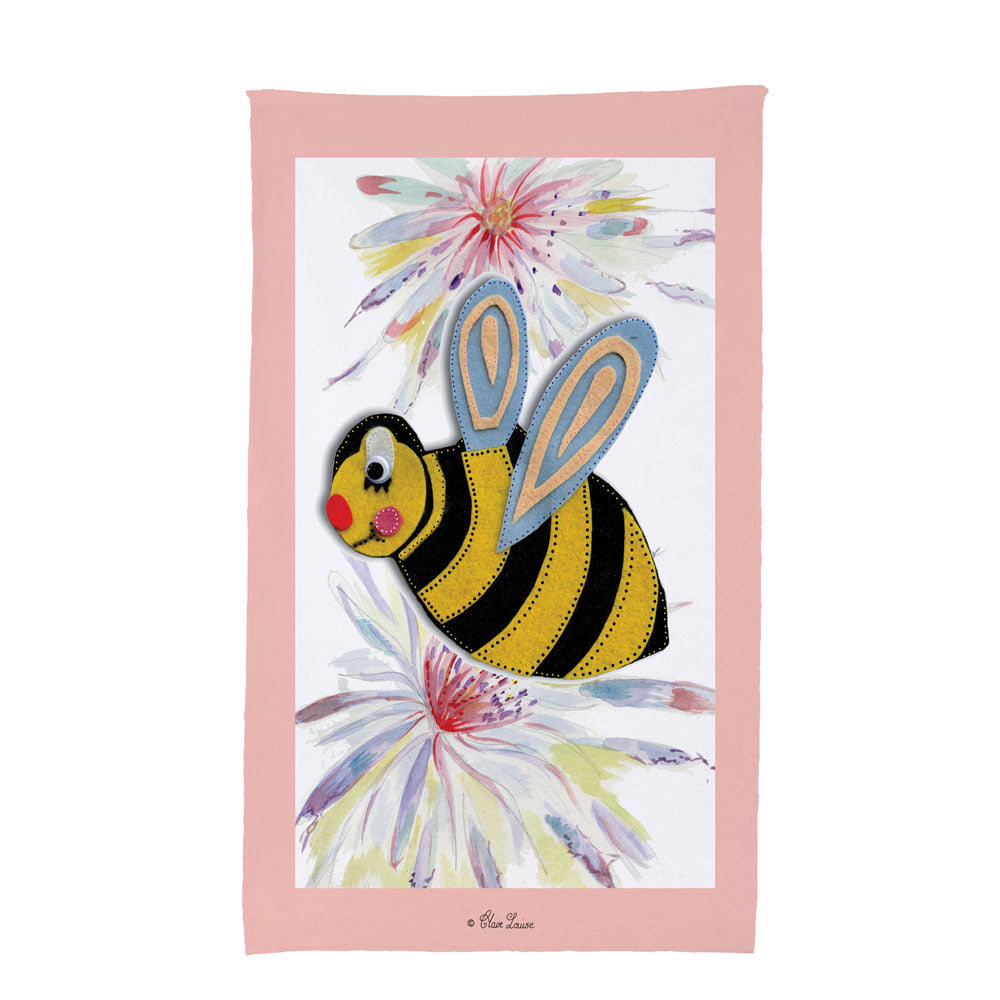 Bevis the Bumble Bee Tea Towel
