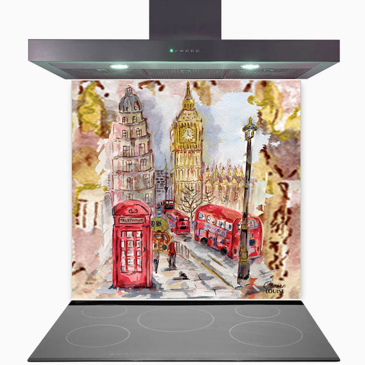 Big Ben Kitchen Glass Splashback