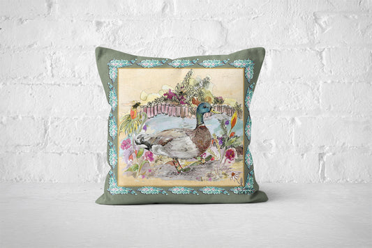 Duck Bouquet Boots Gift Cushion