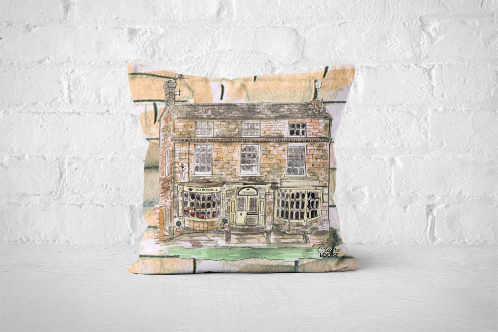 Broadway Tisanes Tea Rooms Cushion
