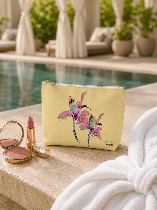 Buttercup Iris Cosmetic Bag