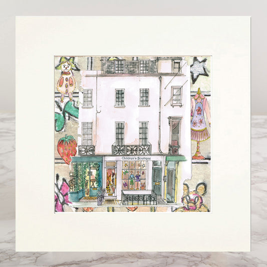 Children's Boutique Mounted Print