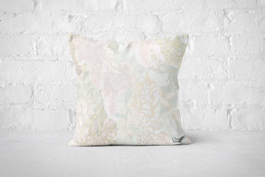 Cloud Dancer Textured Bloom Cushion
