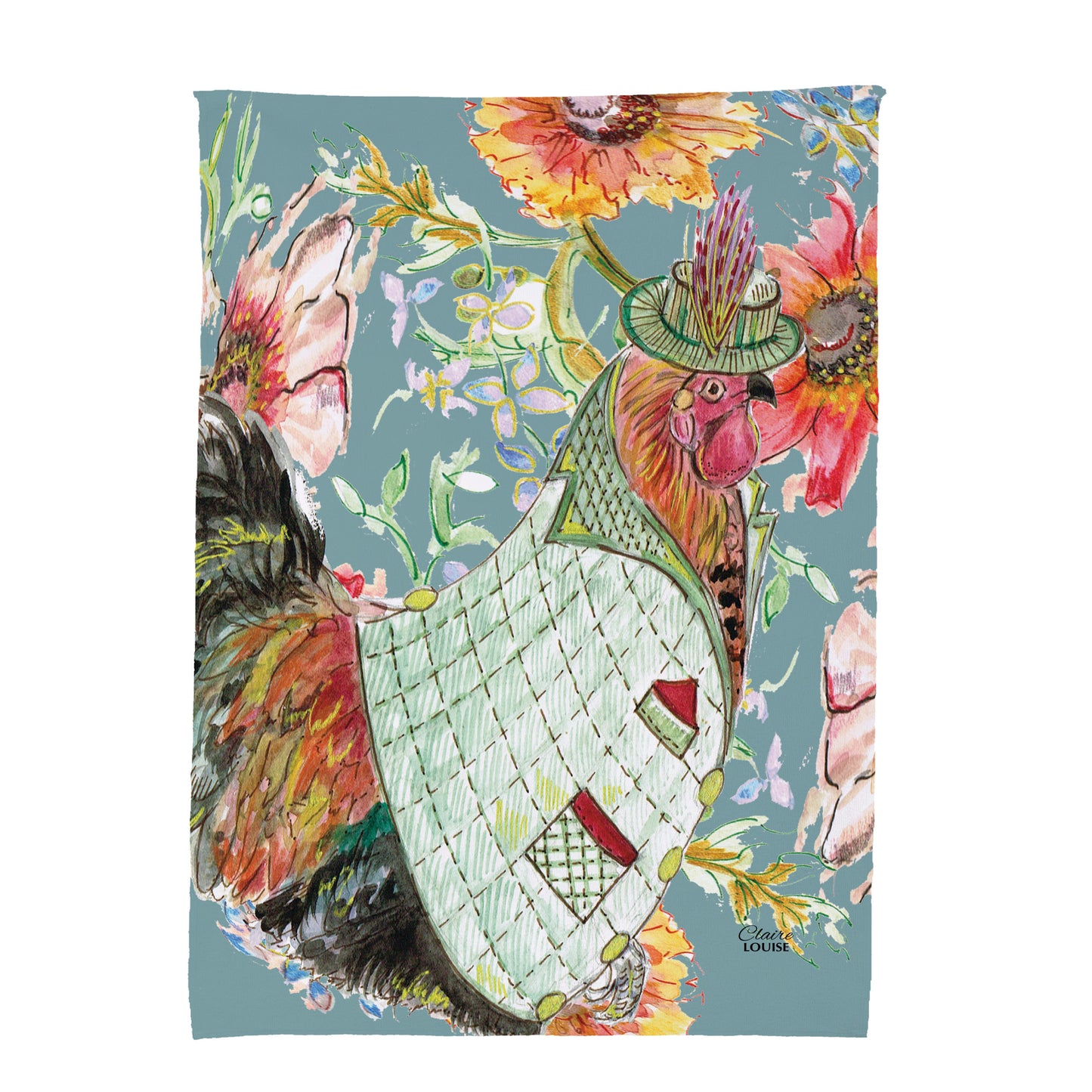 Cottage Cockerel Blanket
