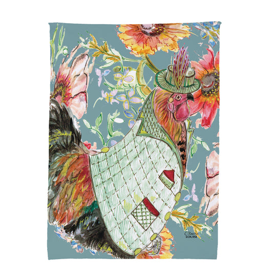 Cottage Cockerel Blanket