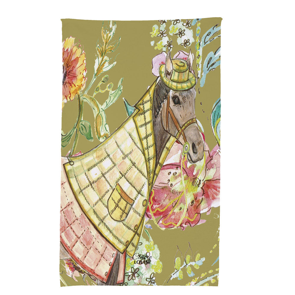 Cottage Horse Tea Towel