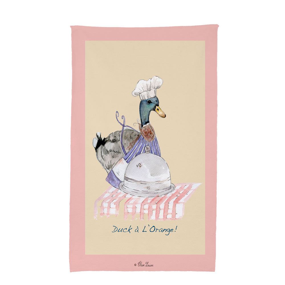 Duck √† L'Orange Tea Towel