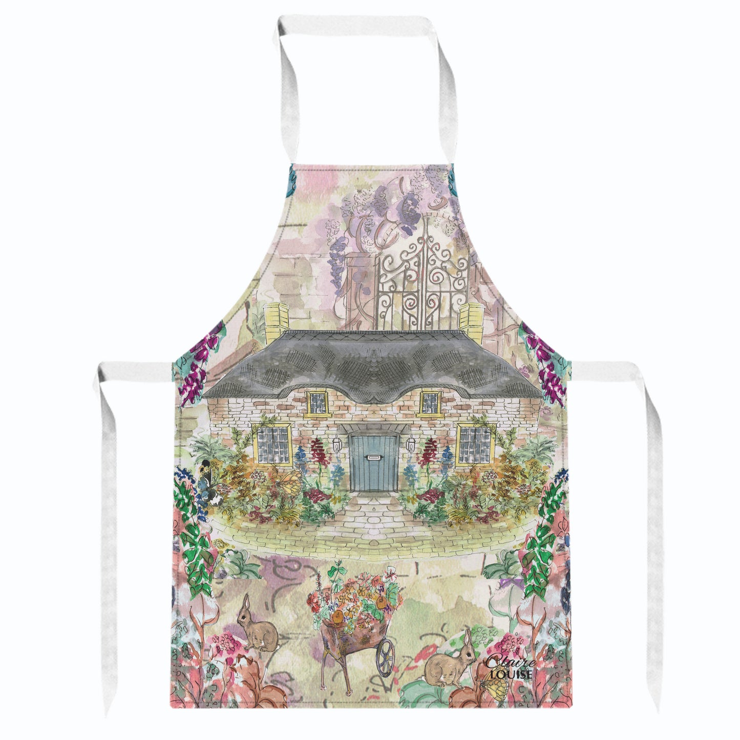English Cottage Garden Kitchen Apron