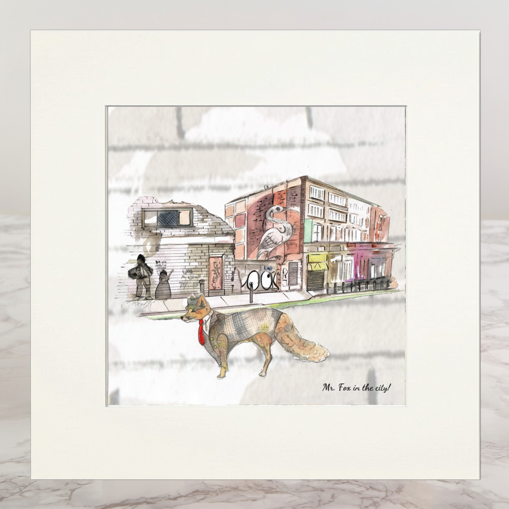 Fox In The City – Detail Shot