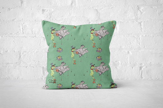 Freddie The Frog Simplistic Print Cushion