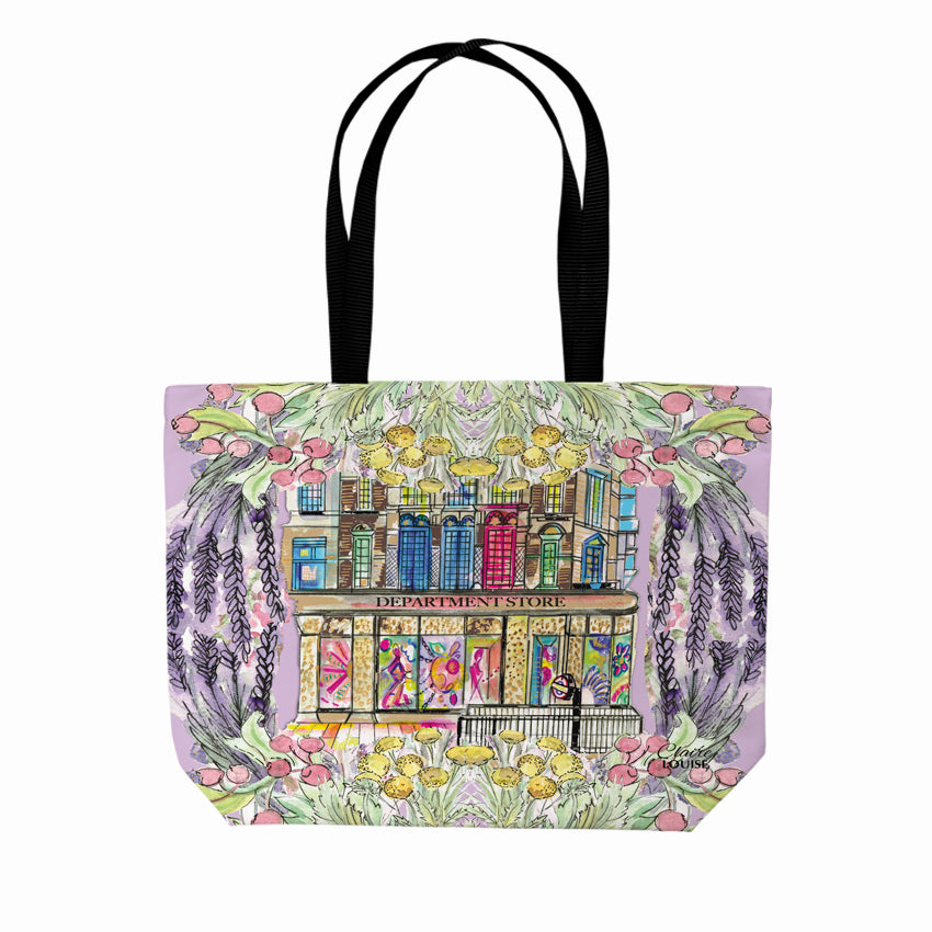 Harvey Nichols in bloom double sided print shopper