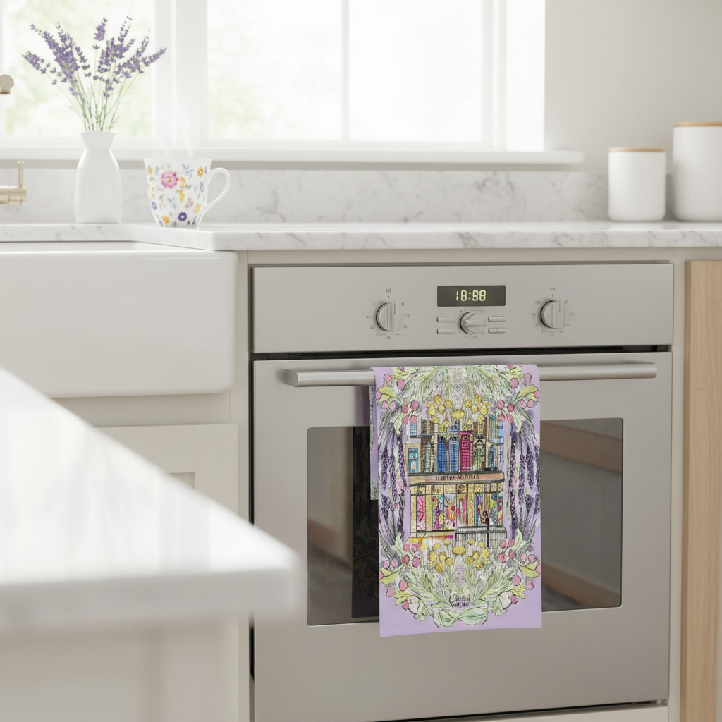 Harvey Nichols Tea Towel – Lifestyle Shot