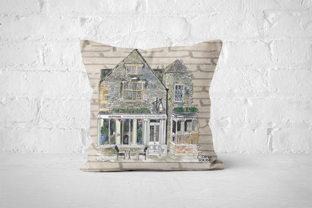 Huffkins Tea Rooms Cushion