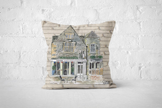 Huffkins Tea Rooms Cushion
