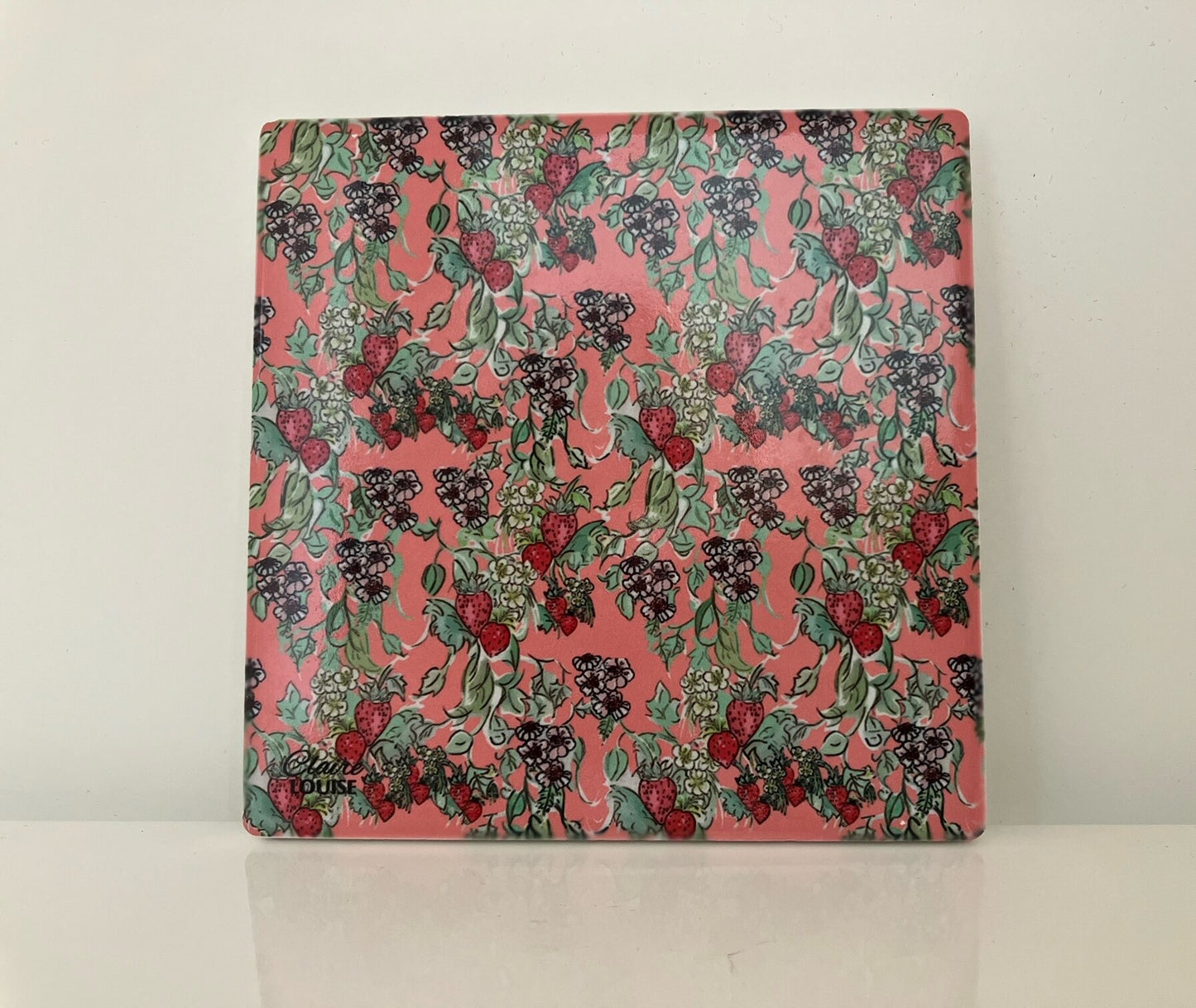 Wild Strawberry Tile Coaster