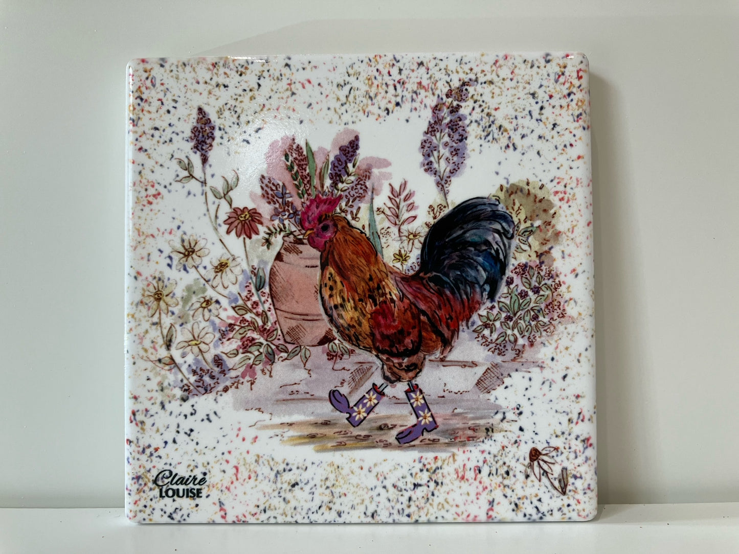 Cockerel Tile Coaster