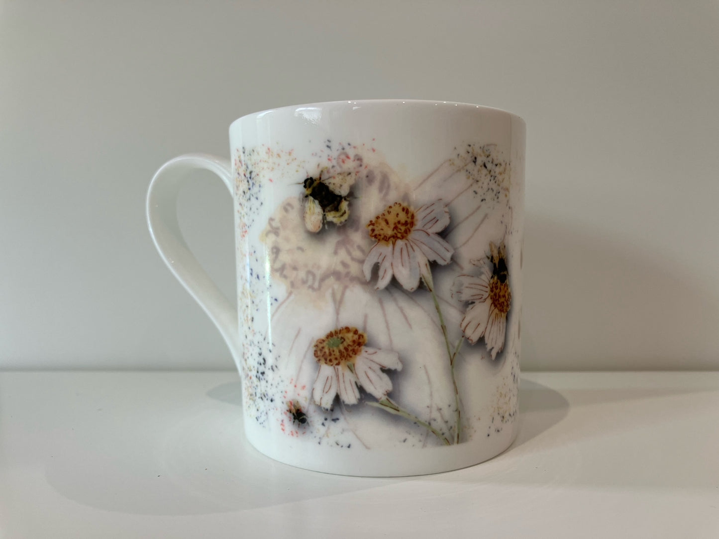Daisies Wedding Fine Bone China Mug