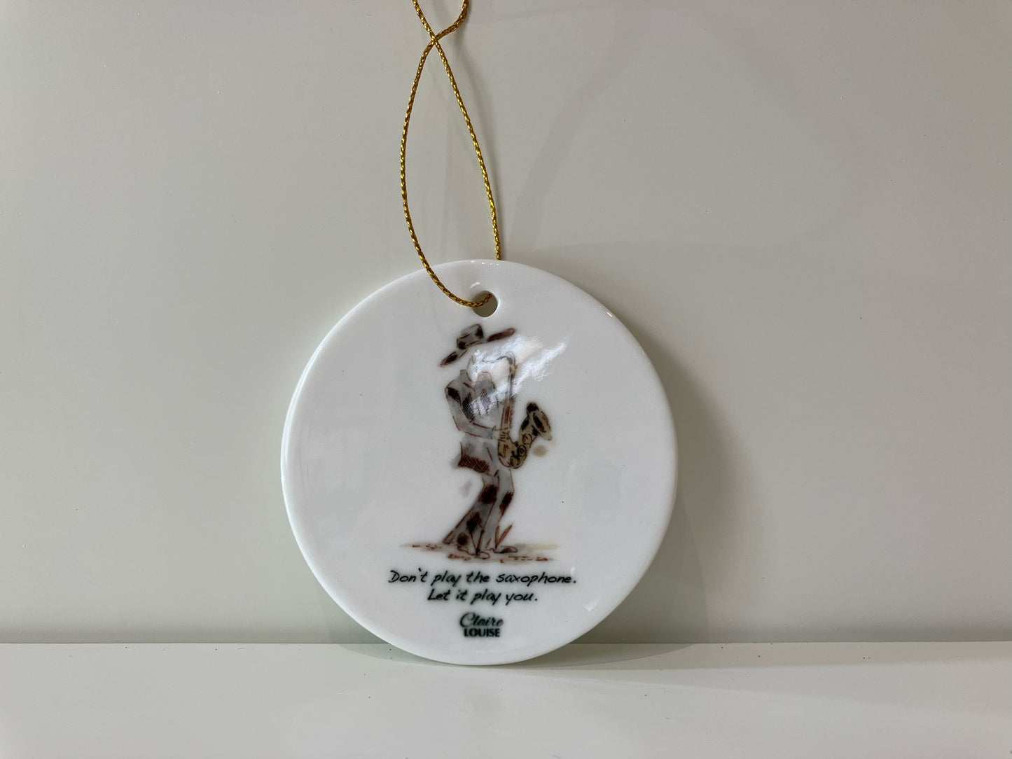 Saxophone Hanging Ornament