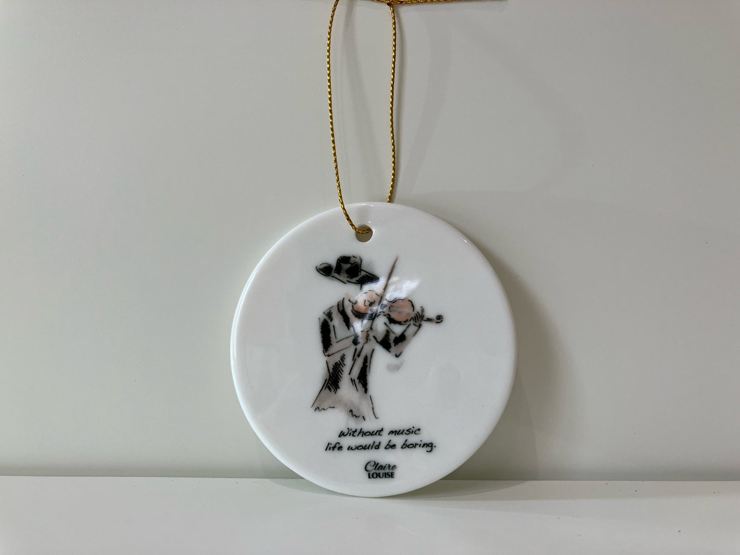 Violin Hanging Ornament
