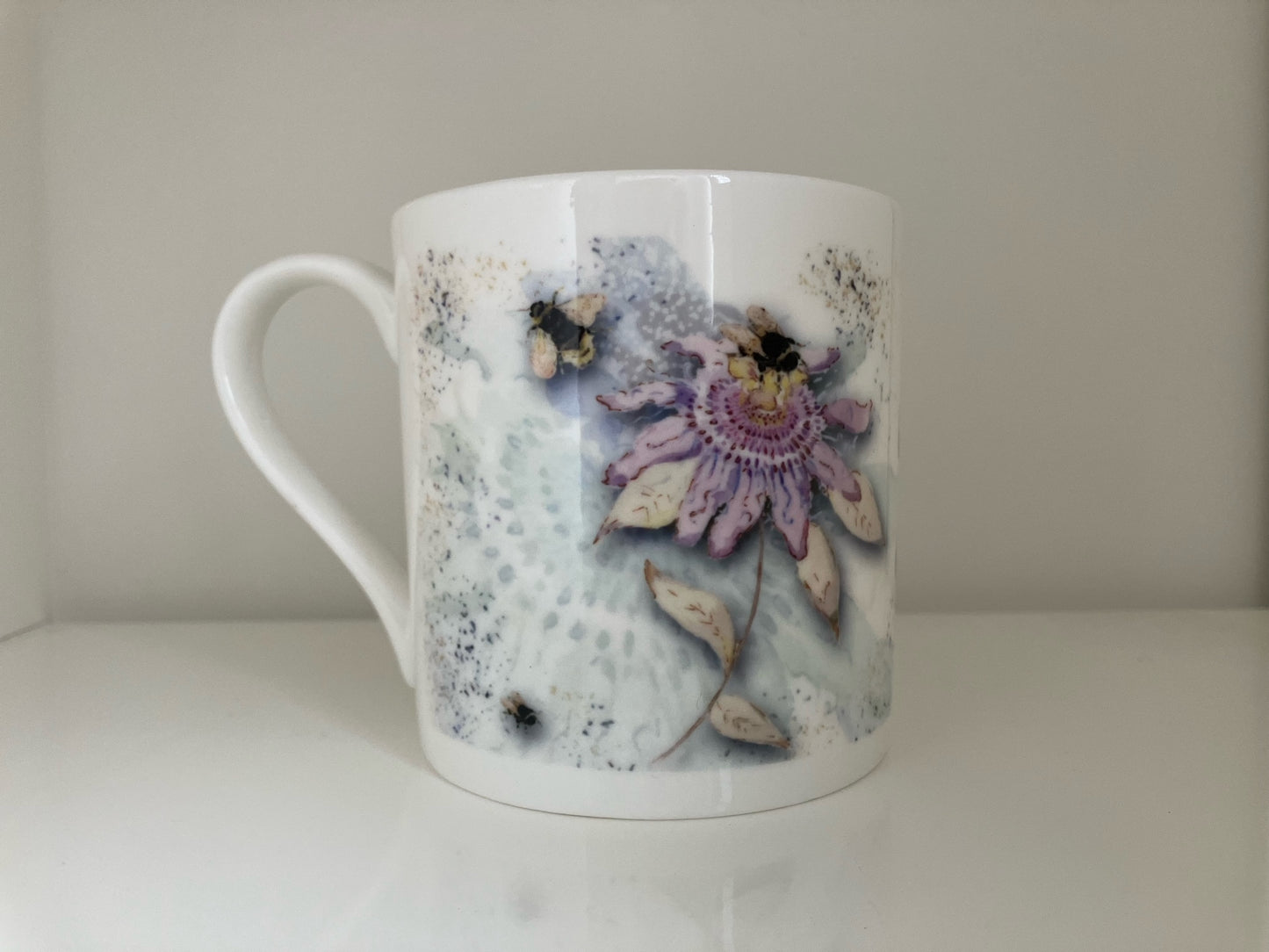 Passion Flower Wedding Fine Bone China Mug