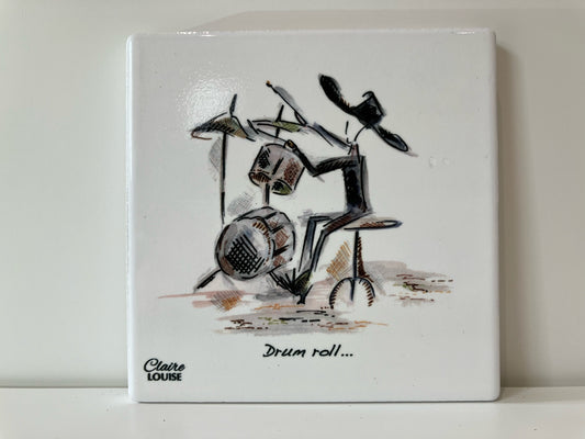 Drums Tile Coaster