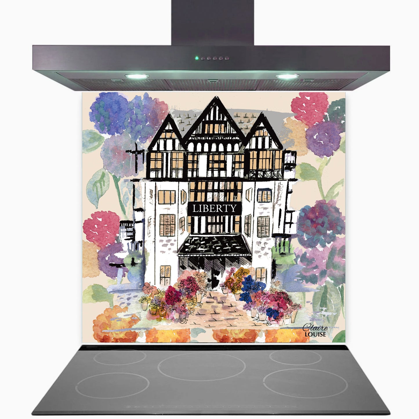 Liberty Kitchen Glass Splashback