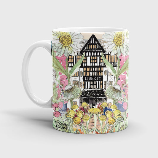 Liberty In Full Bloom Ceramic Mug