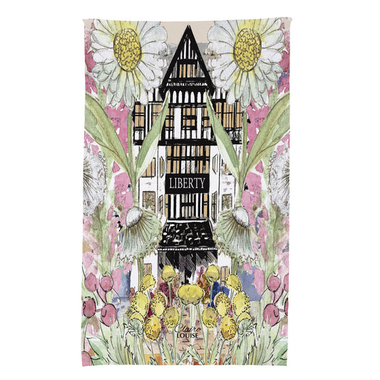 Liberty In Full Bloom Tea Towel