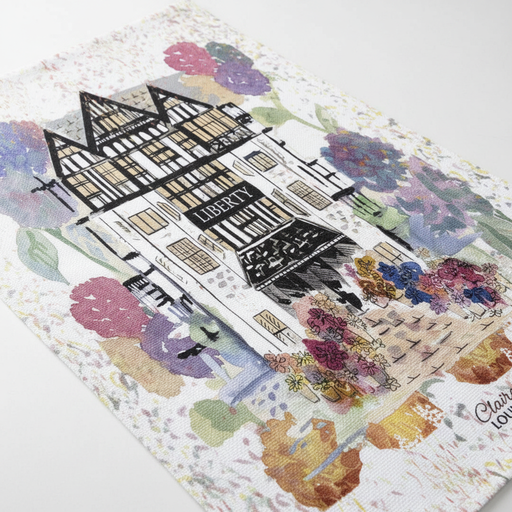 Liberty Tea Towel – Detail Shot