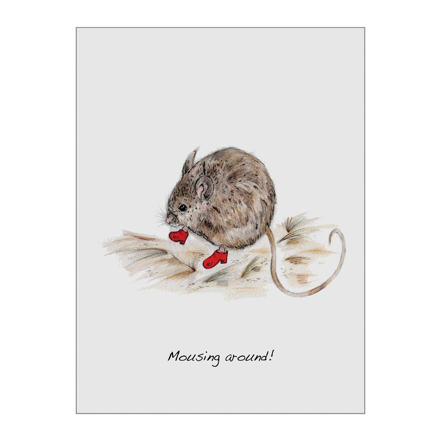 Mouse In Boots Glass Wall Art