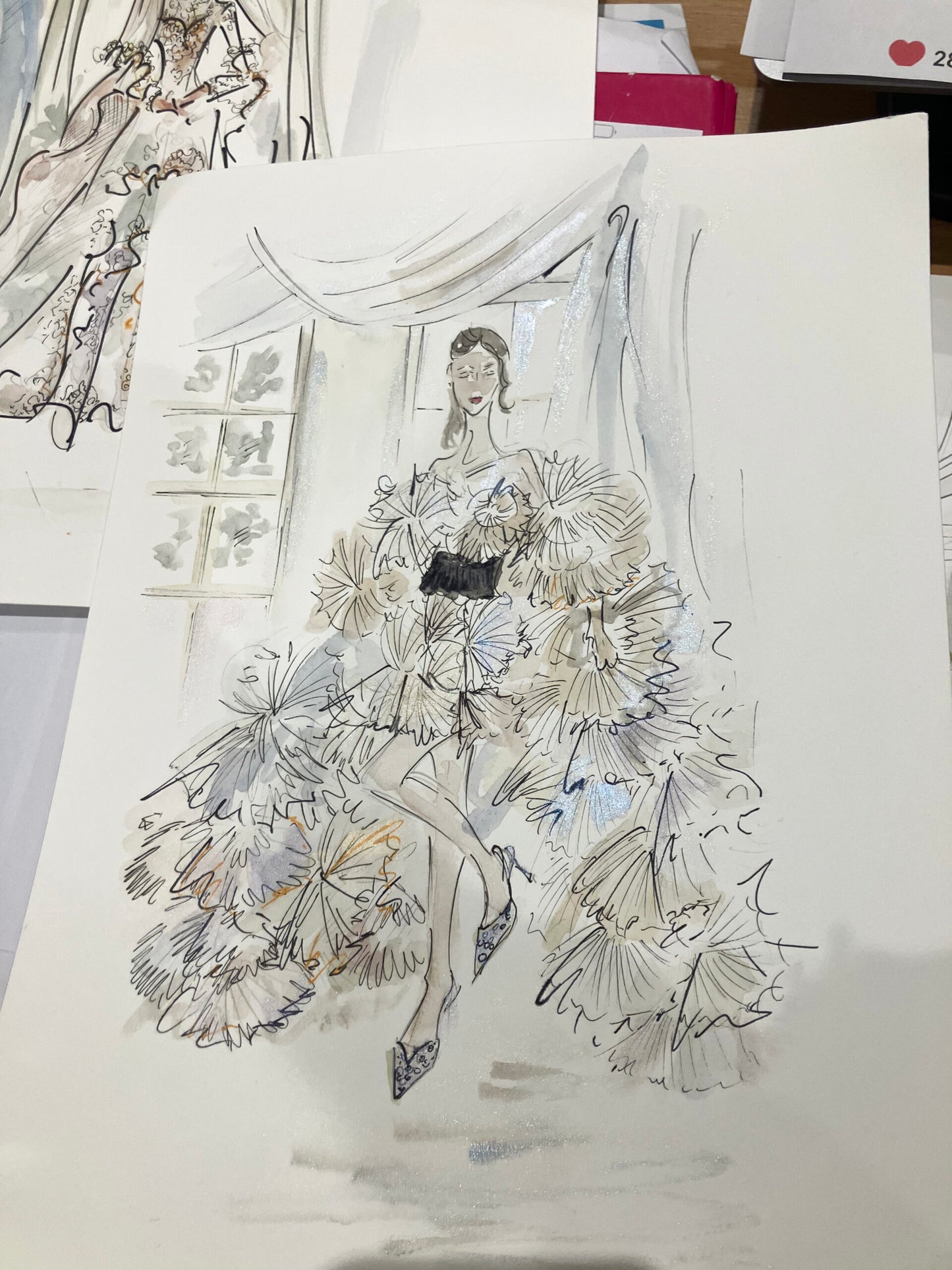 Original Couture Wedding Day Paintings