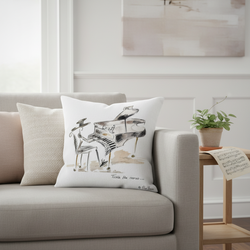 Piano Cushion – Lifestyle Shot