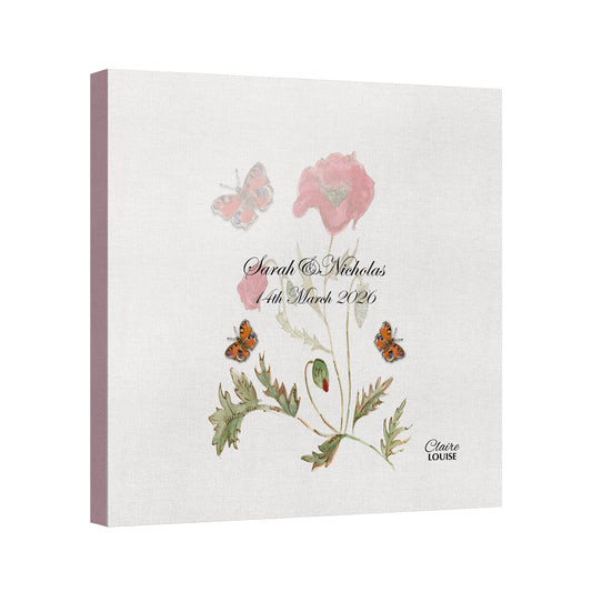 Poppies Wedding Canvas Print