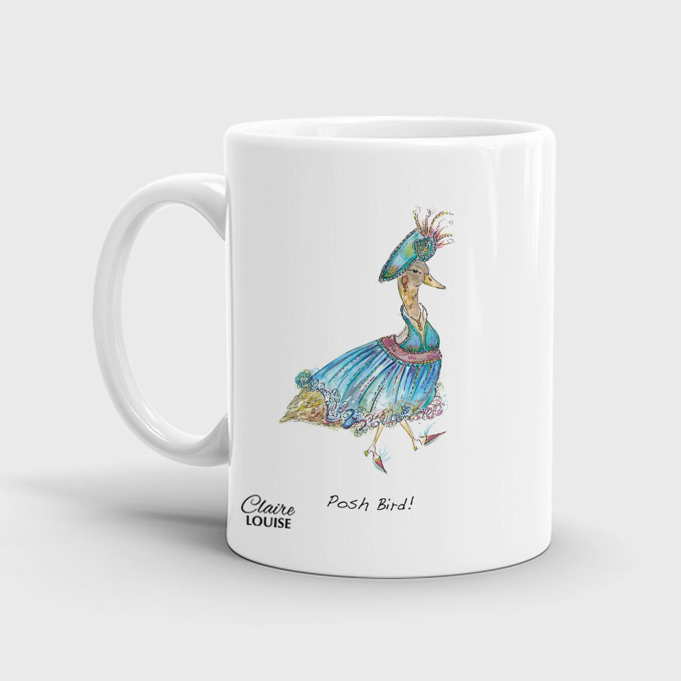 Posh Bird Ceramic Mug