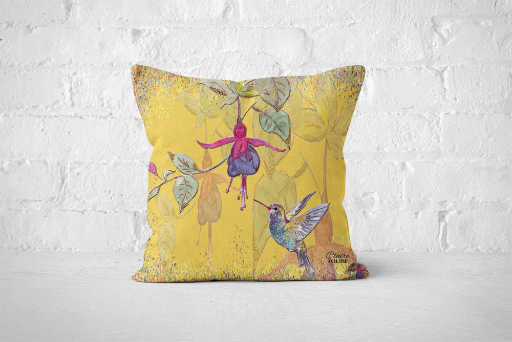 Powder Bloom Fuchsia Cushion