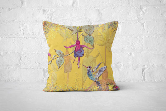 Powder Bloom Fuchsia Gift Cushion