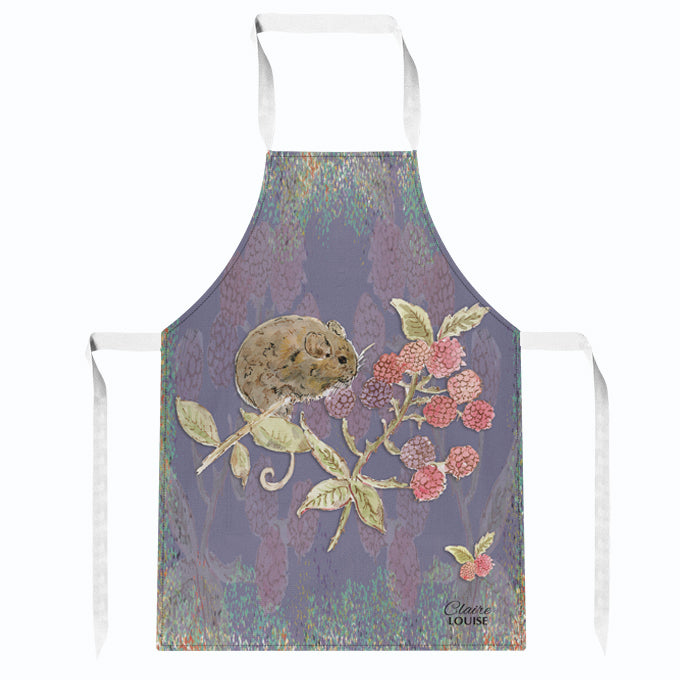 Powder Bloom Raspberries Kitchen Apron