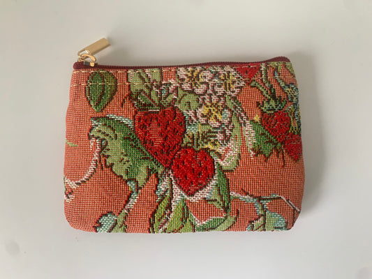 Wild Strawberry Zip Purse