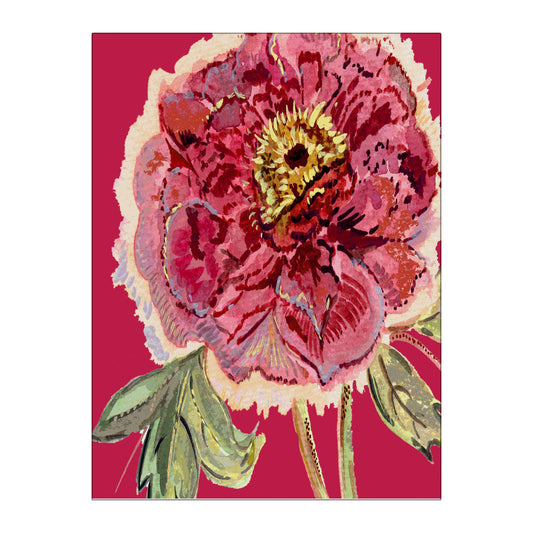 Romance Magenta Glass Wall Art